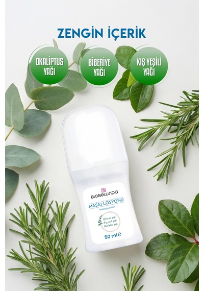 Doğal Organik Biberiye Özlü Masaj Losyonu 50 Ml