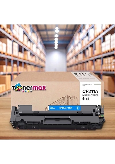 Hp Laserjet Pro 200 Color M251nw Muadil Toner Çipli Cf211a Mavi