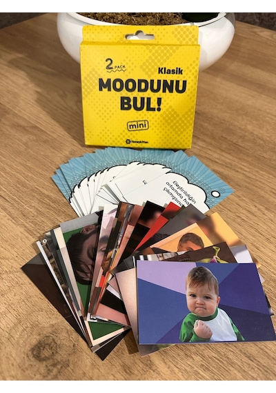Moodunu Bul Mini Klasik Kart Oyunu 2. Paket 45 Adet Kart
