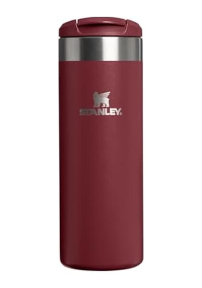 Stanley The Aerolight Transit Termos Bardak 0.47 Lt - 16 Oz Cranberry Açık Beyaz
