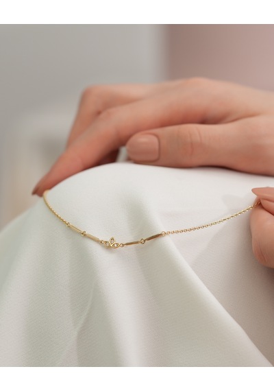 Debora Jewelry 14 Ayar Altın Lotus Bileklik