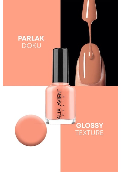 Alix Avien Oje 48 Yüksek Pigmentli Uzun Süreli Kalıcılık Hızlı Kuruma Nail Lacquer 48