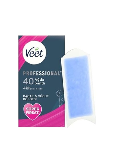 Professional Hassas Ciltler İçin Ağda Bandı, Bacak Ve Vücut Bölgesi, 40&apos Lı Süper Fırsat Paketi