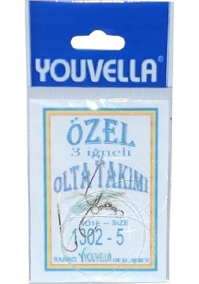 Youvella 1302 Yemli Takım 3 İğneli Hazır Beden No:5