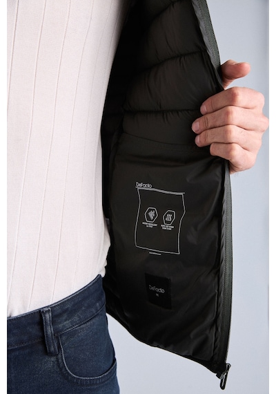 Defacto Sıcak Tutan Su İtici Slim Fit Mont N4661az26augn1284 Yeşil-gn1284
