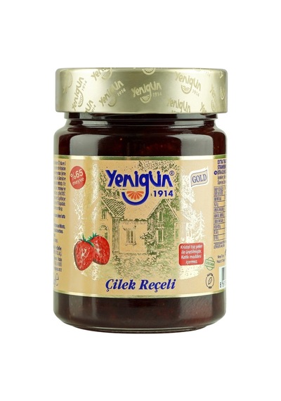 Yenigün Çilek Reçeli Gold Seri 400 G - 5 Adet Tarı