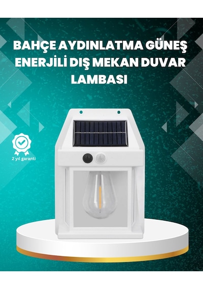 Çok Modlu Güneş Enerjili Bahçe Ve Balkon Lambası Renkli