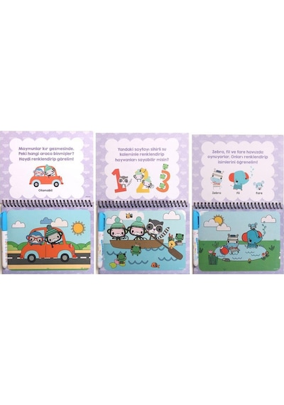 Fisher Price Sihirli Su Kalemli Boyama Kitabı / Sayılar