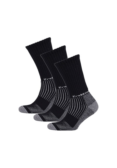 Thermoform Trekking Yürüyüş Kampçı Avcı Çorap Siyah 3'lü Paket