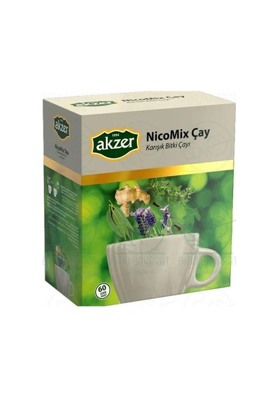 Akzer Nicomix Karışık Bitki Süzen Poşet Çay 60 x 1.5 G