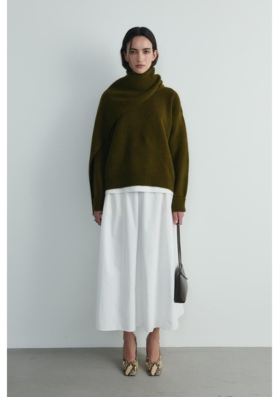 Suud Collection Haki Bella Oversize Kazak
