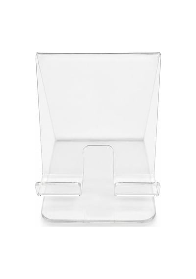 Telefon Ve Tablet Standı Masaüstü Destek Tutucu Şeffaf Pleksi Glass 10x8 Cm