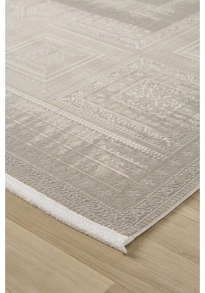 Seyran Halı Gusto 907 Bej Mikro Polyester Makine Halısı