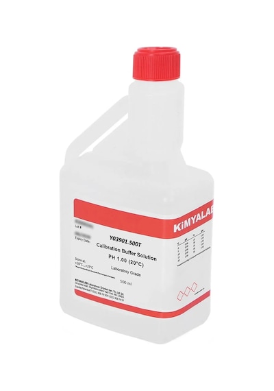 Ph 1.00 Kalibrasyon Sıvısı - Ph Metre Tampon Çözelti Buffer 500 ML