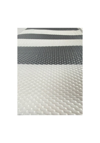 Katlanabilir Plaj Hasırı Piknik Plaj Park Bahçe Teras 70x180 Dış Mekan Halı Kilim Paspas-733 Gri