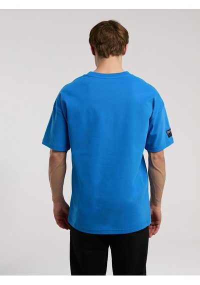 Everlast Ever Essentials Oversize Mavi Erkek Tişört Mavi
