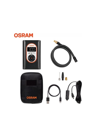 Osram Lastik Şişirme Hava Kompesörü 120w 0-120 Psı / 0-8.3 Bar / 3.5 Dk Dijital Şarjlı