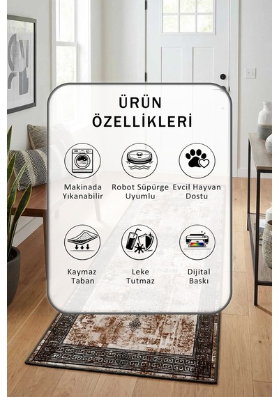 Yıkanabilir Yolluk 27 Vizon
