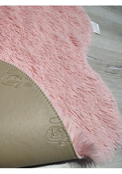 Doğuş Tavşan Tüyü Pudra Oval 140 x 200Cm Peluş Halı