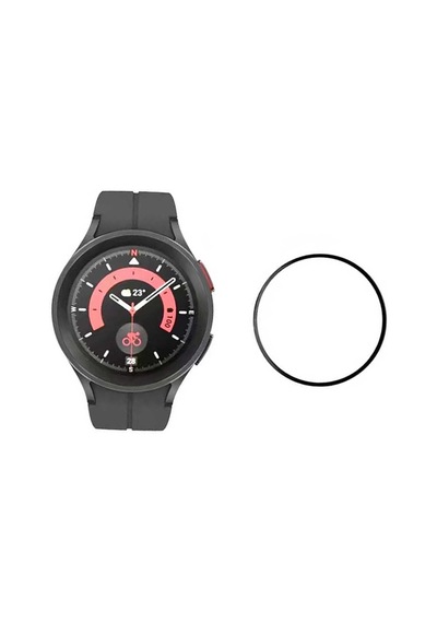 Samsung Galaxy Uyumlu Watch 5 Pro 45mm Ekran Koruyucu 3d Kavisli Full Ka