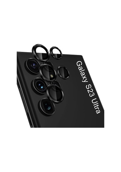 Teknosepetim S23 Ultra Uyumlu Kamera Lens Koruyucu Cam 3d Tam Kaplar Metal Çizilmez Cam Hd Kamera Bozmaz 5 Parça Sku: Zeus8690010140425