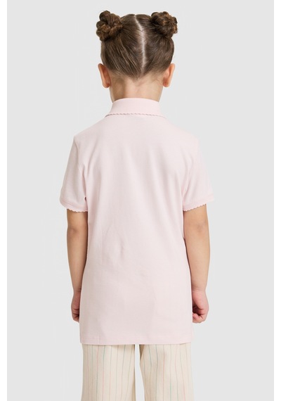 U.s. Polo Assn. Kız Çocuk Açık Pembe Tişört Basic 50328218-vr078 Acık Pembe
