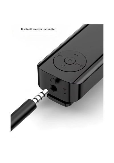 M06 Yaka Klipsli Bluetooth 5.3 Ses Alıcı Ve Verici Adaptör Transmitter Receiver Lcd Dijital Ekranlı & Micro Kart Destekli Tv Pc Araç 3.5mm Aux Rca Kablo