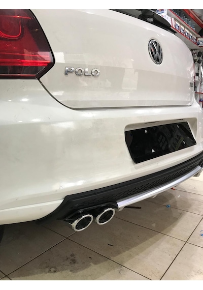 Volkswagen Polo 2009 - 2017 Difizör Arka Tampon Eki Difüzör