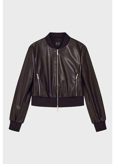 Armani Exchange Regular Fit Kolej Yaka Fermuarlı Ceket Kadın Ceket Xw003136 Af10203 U6032 Kahve Armani Exchange Regular Fit Kolej Yaka Fermuarlı Ceket Kadın Ceket Xw003136 Af10203 U6032 Kahve