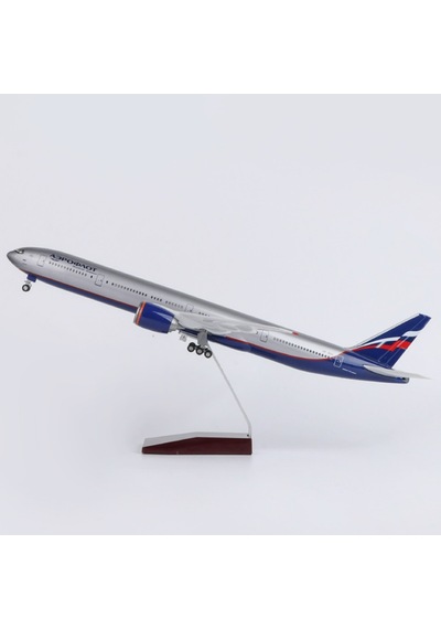Aeroflot Boeing 777 Yolcu Uçağı Model Uçak 1/157 Ölçek 47cm