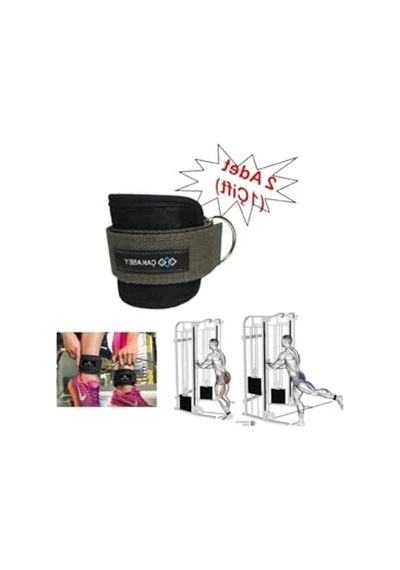 Haki Renkli Ankle Straps Bilek Ağırlık Kemeri Ve Cable Kickback Açık Kırmızı