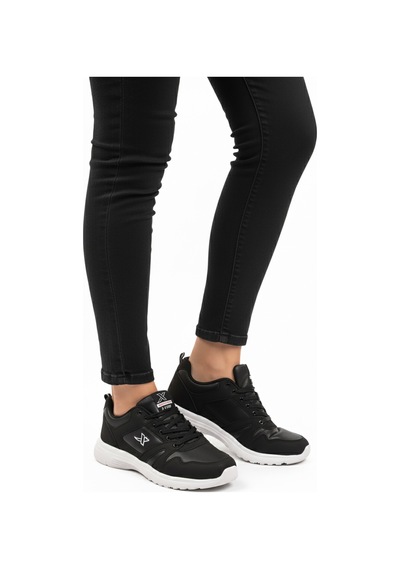 Siyah Beyaz Hafif Esnek Unisex Spor Ayakkabı Xstep 020-cilt G Siyah - Beyaz