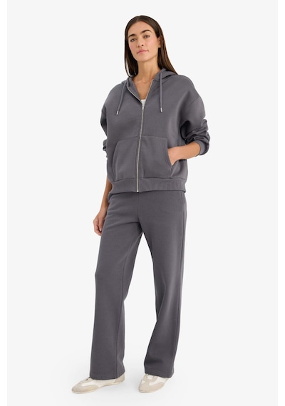Defacto Relax Fit Kapüşonlu Sweatshirt C1809ax26spar191 Antrasit-ar191