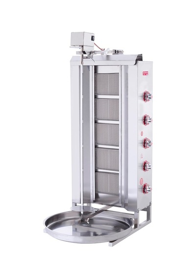 Işıkgaz Silverinox Lpg Tüplü 5 Radyanlı Üstten Motorlu Döner Ocağ