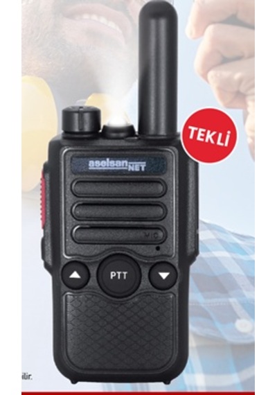 Aselsan A446C1 Pmr El Telsizi Siyah