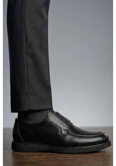 Detector Executive - Hakiki Deri Ortopedik Erkek Slip-on Loafer Ex420 Siyah