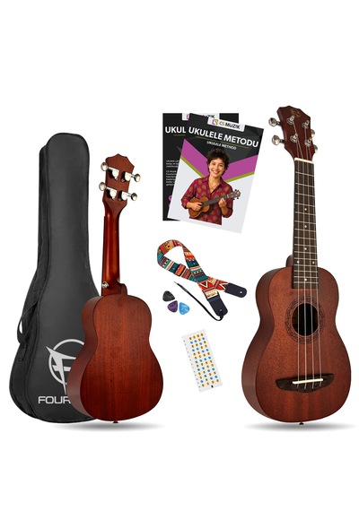 Fourtune Raya UKS-21MN Soprano Ukulele Maun Hakiki Ağaç (ÖZEL SERİ)