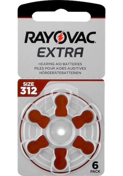 Rayovac Extra Advanced 312 Numara İşitme Cihazı Pili 6'lı