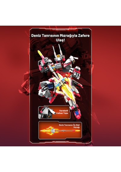 Hydra Titan Ölümsüz Savaşçı Robot Yapı Bloğu Seti