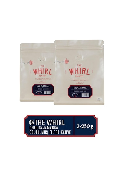 The Whirl Peru Cajamarca Öğütülmüş Filtre Kah 250 Gr X 2 Adet Filtre