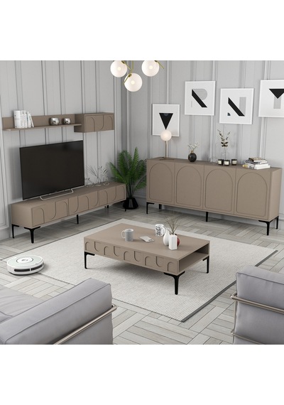 Variant Lyon 3 Lü Salon Takımı - Atlas / Siyah