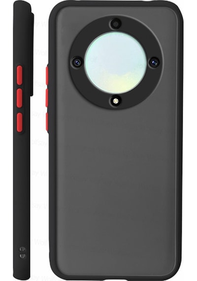 Honor X9A 5G London Serisi Darbeye Dayanıklı Kılıf - Siyah AL3415