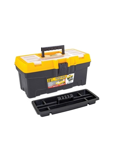 Superbag 16" Plastik Takım Çantası Metal Kilit Mt-16