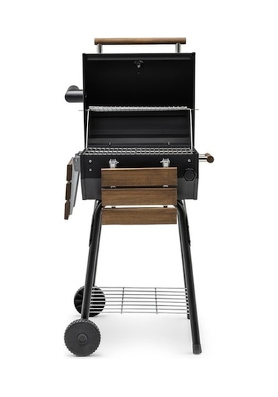 Grillord 50 Kömürlü Barbekü 1 Adet Döküm Izgaralı + Hediye Seti Siyah