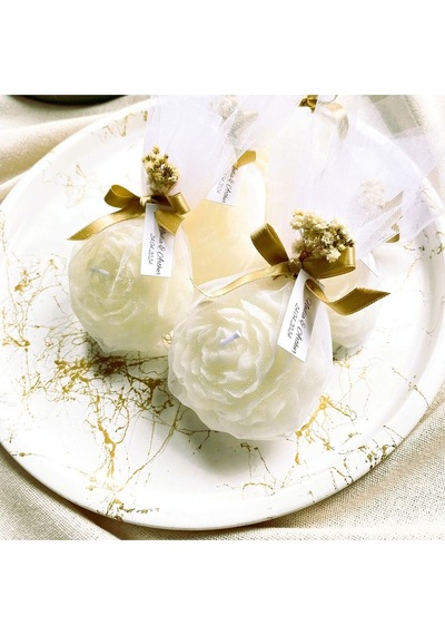 Bernami Vazo Pinterest 8 Adet Tül İçerisinde Şakayık Mum, Nikah Şekeri, Doğum, Sünnet, Düğün Nişan Söz, Kına, Doğum Günü Diğer