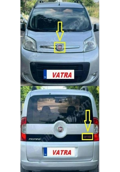 Fiorino Combi 1.4 Eko Safeline 2008-2015 Safeline Krom Bagaj Yazısı Ve Kaput Arma