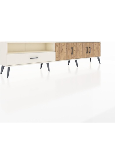 Arges Tv Ünitesi 3 Raflı Tek Çekmeceli 3 Kapaklı 220x30x51 Aytaşı-çam/aytaşı Atlas Çam/aytası - Aytası Arges Tv Ünitesi 3 Raflı Tek Çekmeceli 3 Kapaklı 220x30x51 Aytaşı-çam/aytaşı Atlas Çam/aytası - Aytası