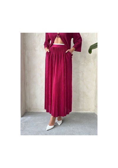 Verymoda Uzun Etek F1913 Bordo