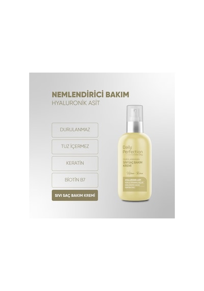 Daily Perfection Pro Nemlendirici Hyaluronic Acid İçerikli Sıvı Saç Bakım Kremi 200 ML