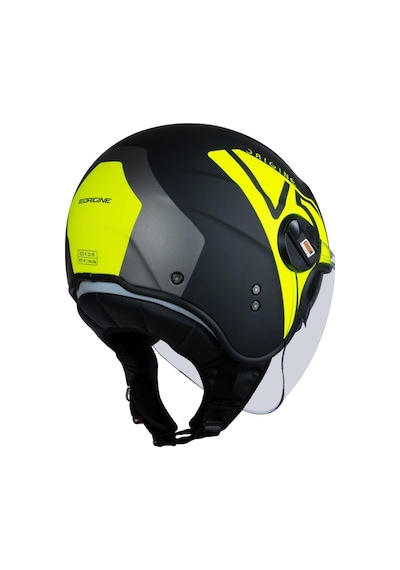 Origine Alpha V5 Açık Motosiklet Kaskı Siyah - Sarı